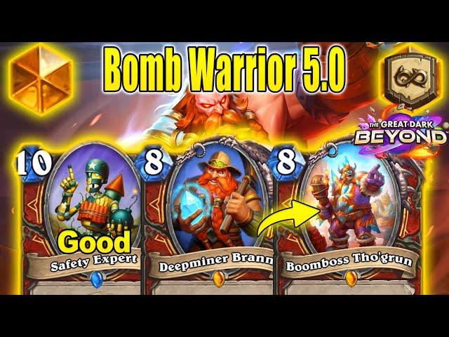 New Control Bomb Warrior Deck Is Back Stronger Than Ever At The Great Dark Beyond | Hearthstone