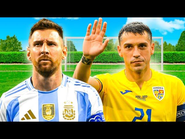 ECHIPA FOTBALIȘTILOR ROMÂNI CARE AU JUCAT CU MESSI!