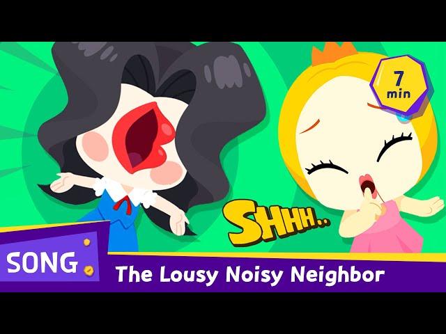 The Lousy Noisy Neighbor Special Compilation (7 min) | Kids song with Dragon Dee & Robottrains