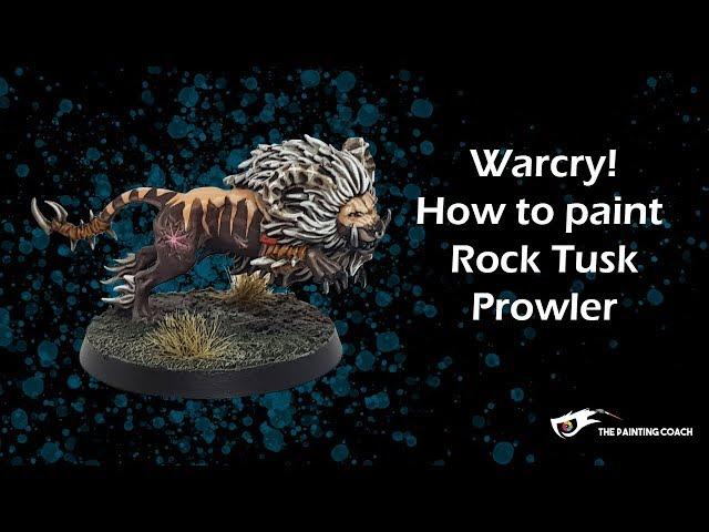 Warcry: How to paint the Untamed Beasts Rocktusk Prowler