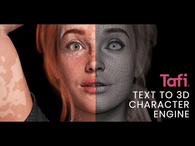 Text To 3D AI Engine by TAFI & DAZ3D ~ Use Pompts to Create Unique 3D Characters Based on Genesis 9