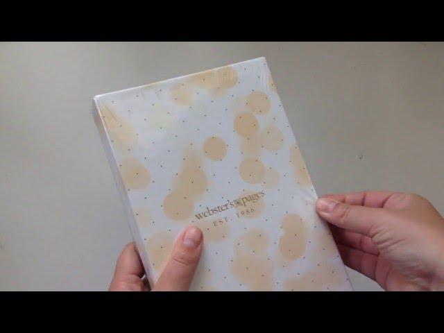 Webster's Pages Traveler's Notebook Unboxing and Review