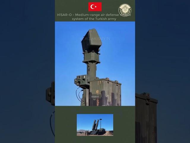 HİSAR-O - Medium-range air defense missile system of the Turkish army #army #military