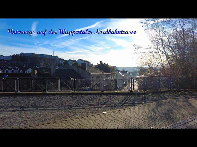 Winterliche Tour zur und auf der Nordbahntrasse in Wuppertal...