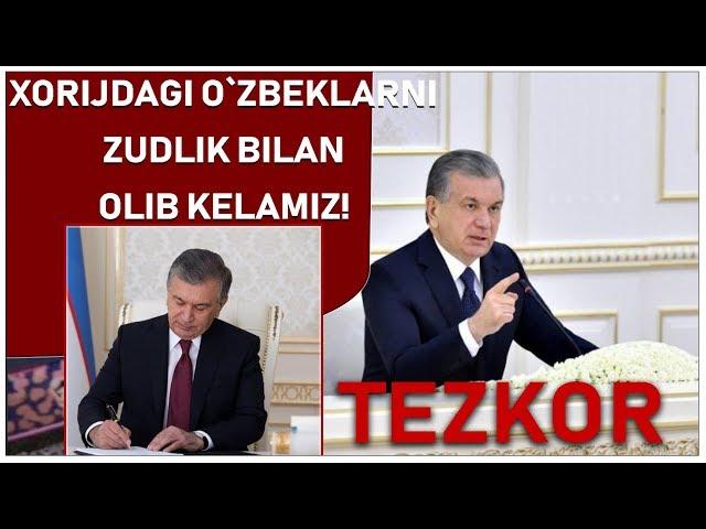 PREZIDENT: ROSSIYA VA DUBAYDAN YURTDOSHLARIMIZNI QAYTARAMIZ! #human human хуман yangiliklar