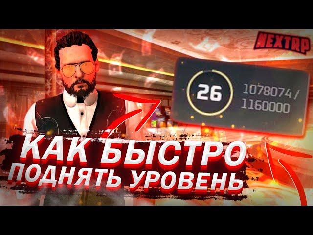 КАК БЫСТРО ПОДНЯТЬ СЕБЕ УРОВЕНЬ В NEXT RP (НЕКСТ РП)