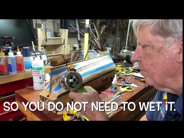 How to bend planks on a model ship