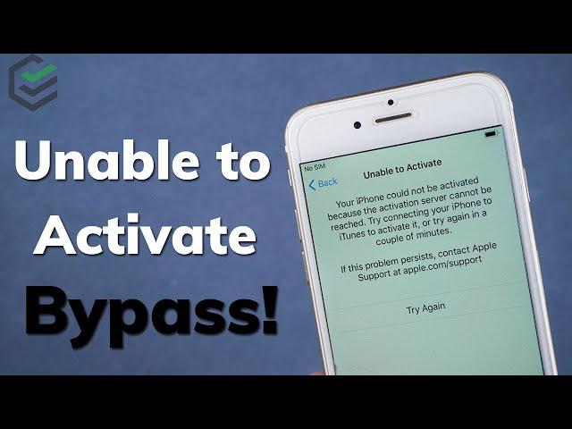 [Updated!] Bypass Unable to Activate iPhone 6 Fixes for iPhone Unable to Activate