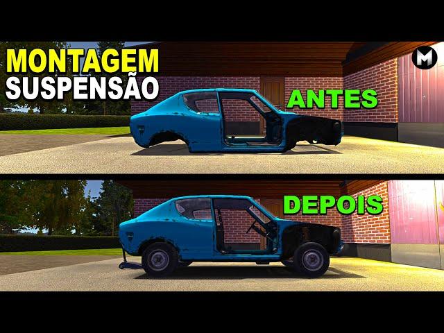 INICIANDO MONTAGEM DO SATSUMA PARTE DA SUSPENSÃO MY SUMMER CAR