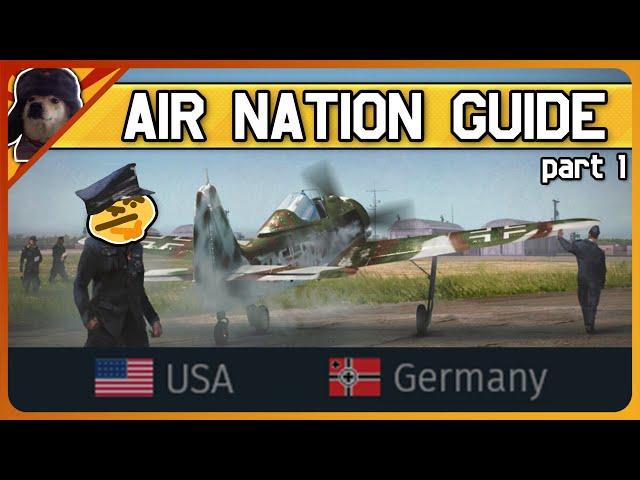 Air Nations in War Thunder EXPLAINED: Part 1 - USA & Germany | War Thunder Plane Countries Guide