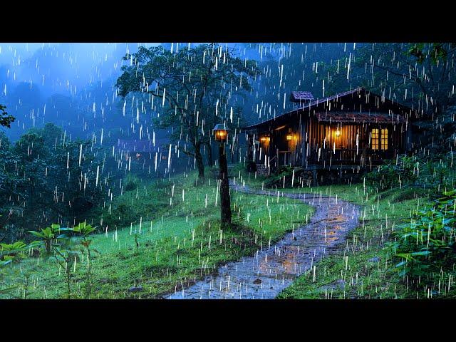 Heavy Rain Sounds for Sleeping | Stop Worrying & Fall Asleep Fast with Torrential Rain Sounds ASMR