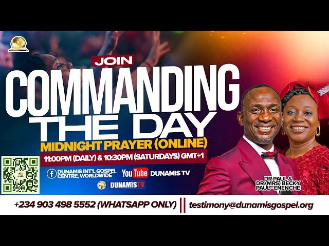 COMMANDING THE DAY MID NIGHT PRAYER || 18-05-2025