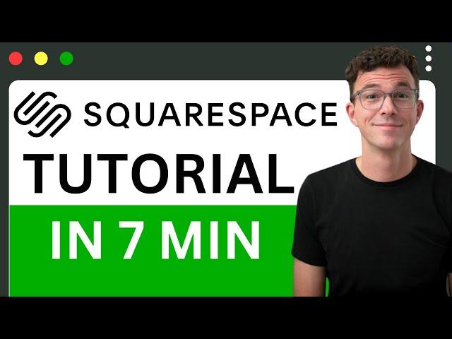 Quick Squarespace Tutorial for Beginners 2024