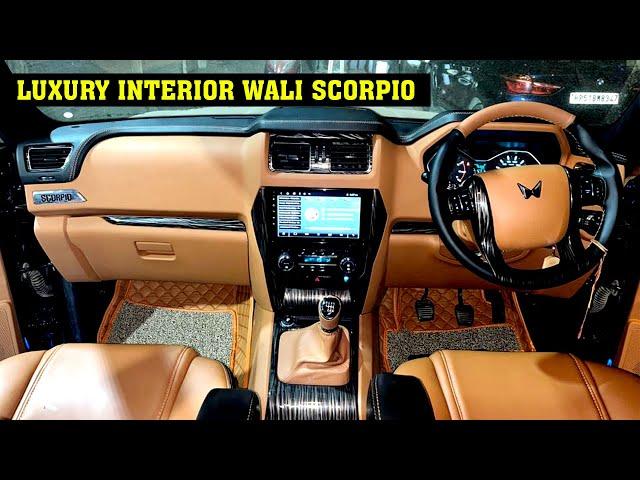 Scorpio Classic 2023 Modified Interior to Luxury | scorpio classic s11 alloy