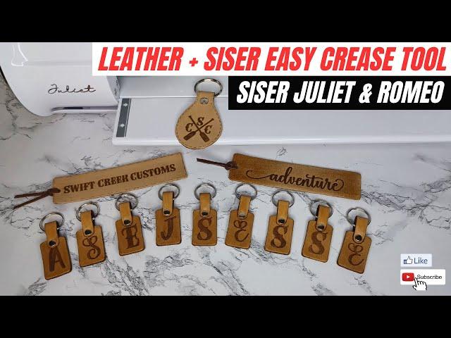 Leather Crafting: Siser Easy Crease Tool with Juliet or Romeo Cutting Machine