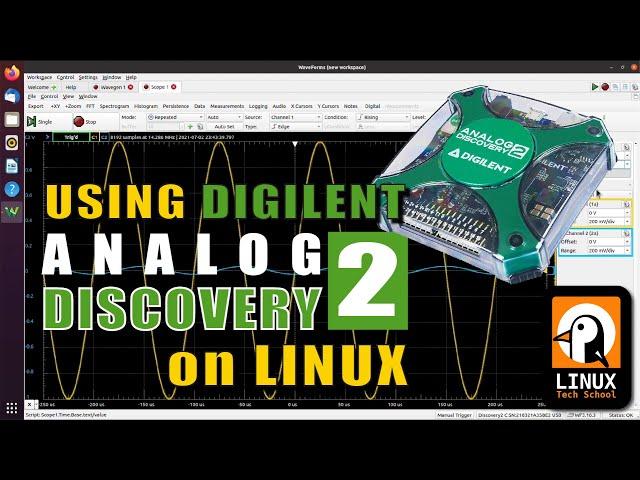 Using Digilent Analog Discovery 2 on LINUX