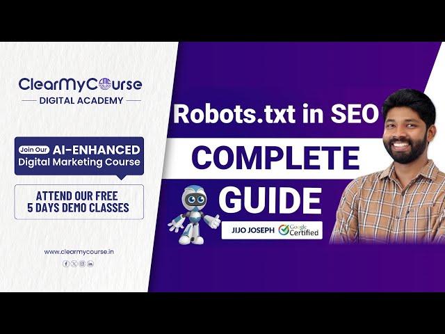 SEO Tutorial for Beginners Malayalam [Class -15 ] What is Robots.txt