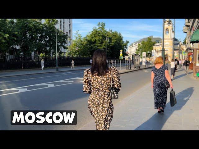 ⁴ᴷ REAL RUSSIA NOW  This is the atmosphere in Moscow today on a weekday - Walking Tour