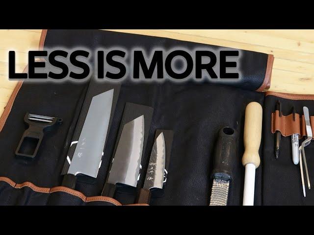 JAPANESE KNIFE - How to Pack for a Stage - What I would bring to my first day at work.