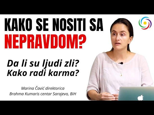 Marina Čavić - ZAKON KARME - Kako se ponašati prema nepravdi?