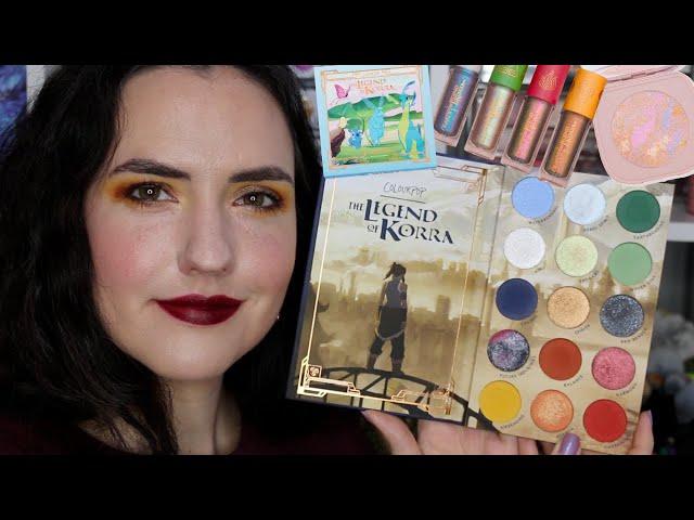 NEW ColourPop + The Legend of Korra Collection | Swatches, Comparison, Tutorial + Review!