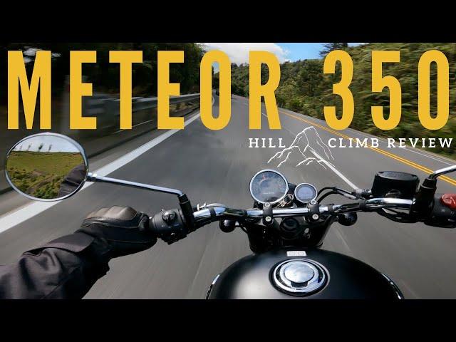 How fast can the Meteor 350 climb? I Royal Enfield Meteor 350 Hill Climb Review