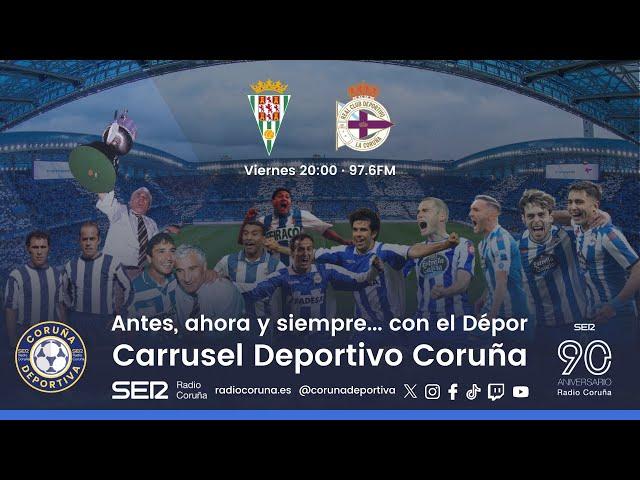 Córdoba - Deportivo | En directo en Carrusel Deportivo Coruña