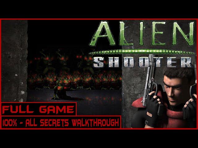 Alien Shooter | Full Game | 100% - All Secrets | Walkthrough No Commentary | [PC]