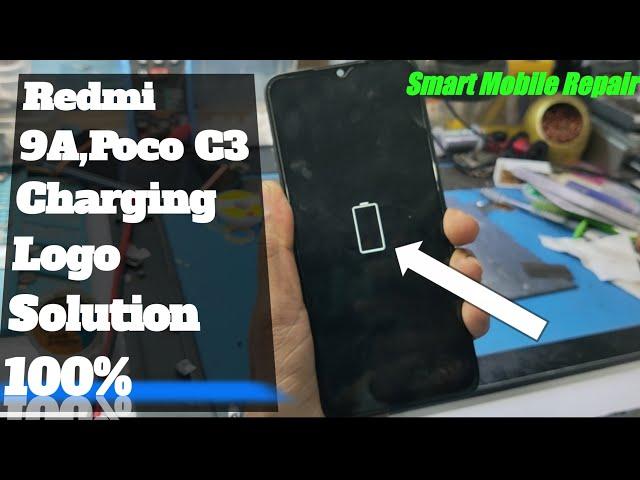 Redmi 9a,Poco C3 Only Charging Logo Problem Solution 100% 2022