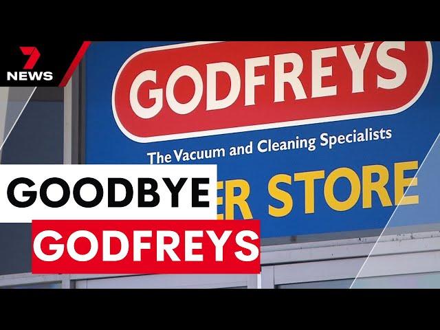 Australian retail giant Godfreys to close after 92 years | 7 News Australia