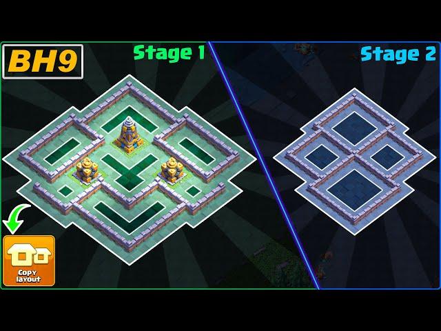 Builder Hall 9 Trophy Pushing Base - Secure the Top Ranks - Clash of Clans