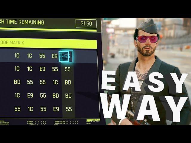 How to solve the Breach HACKING Puzzles Super EASILY ► Cyberpunk 2077