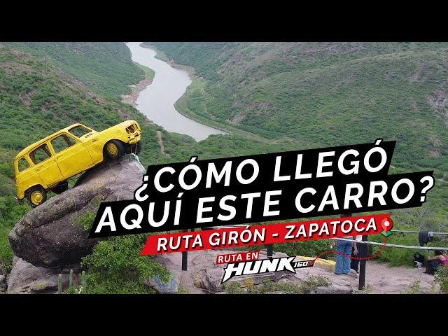 ¿Por qué hay un Renault 4 sobre una piedra? | Zapatoca, Santander | Hunk 160