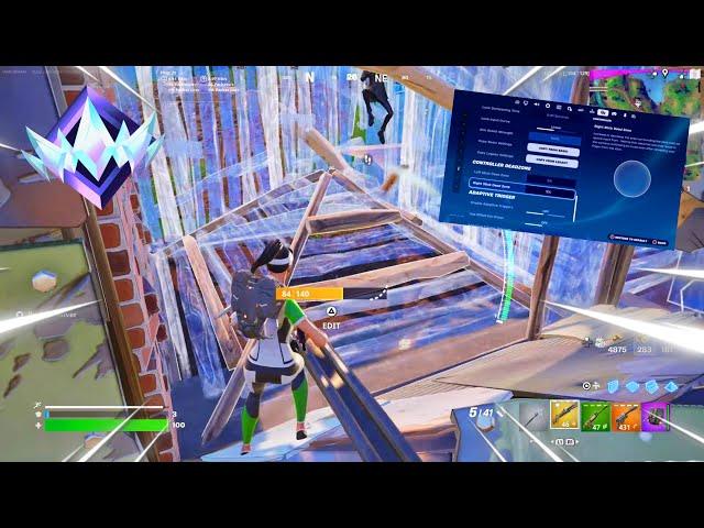 Fortnite RANKED UNREAL! + NEW BEST Controller Settings for Console Players