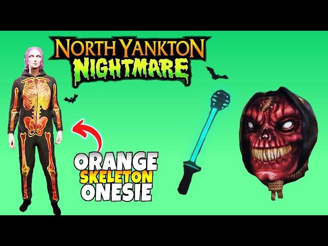 GTA Online How to Unlock Orange Skeleton Onesie Outfit & Hooded Skull Mask (North Yankton Nightmare)