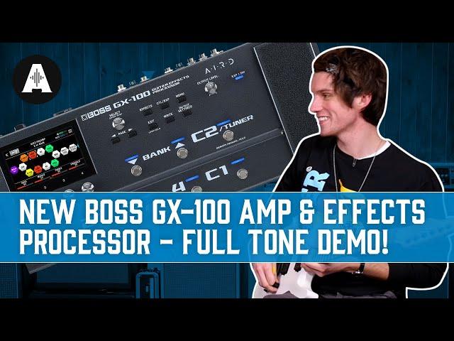 NEW Boss GX-100 Amp & Effects Processor - Full Overview & Tone Demo!