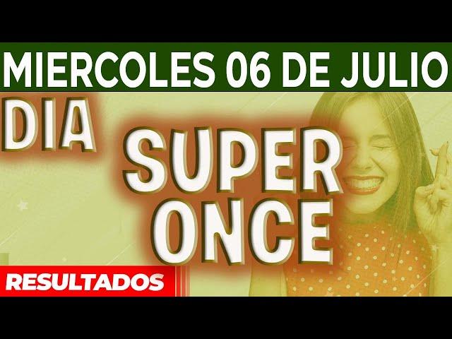 Resultado del sorteo Super Once Dia del Miércoles 6 de Julio del 2022.