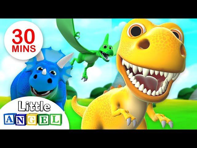 Somos os Dinossauros, Bebê T-Rex e Mais! | Especial do Dino | Little Angel