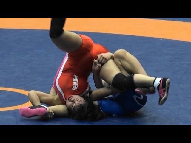 Women's Wrestling  - Grappling Girl Hard Fight