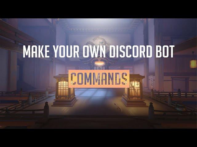 Code Your Own Discord Bot (2020) | Commands | Discord JS V12