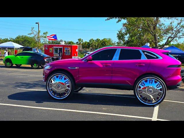 MEMORIAL WEEKEND 2025 BIG WHEELS & PAINT CARSHOW BRADENTON, FL BIG RIMS / CUSTOM CARS / LOWRIDERS