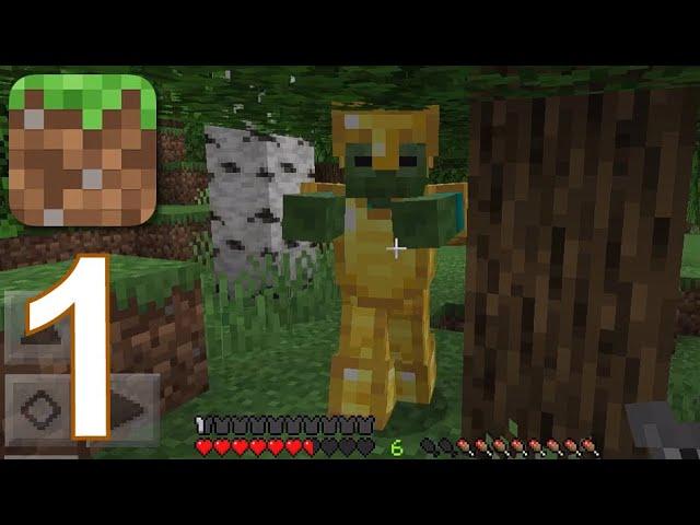 Minecraft: Pocket Edition - Gameplay Walkthrough Part 1 - Survival (Android, IOS)