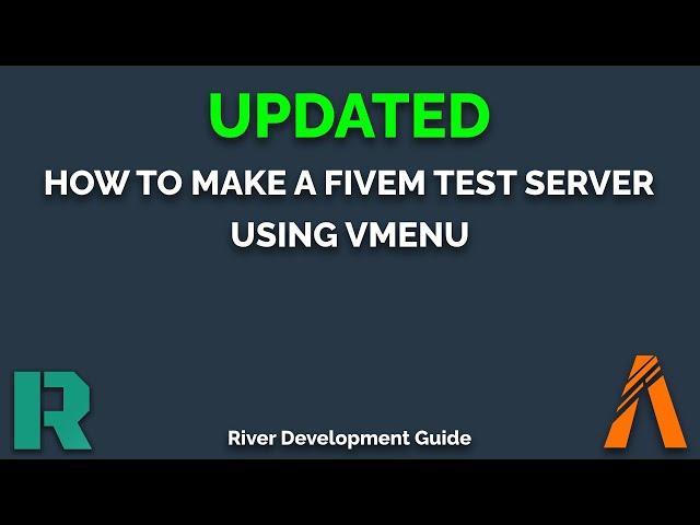 How to make a FiveM Test Server with TxAdmin & vMenu (2024)!