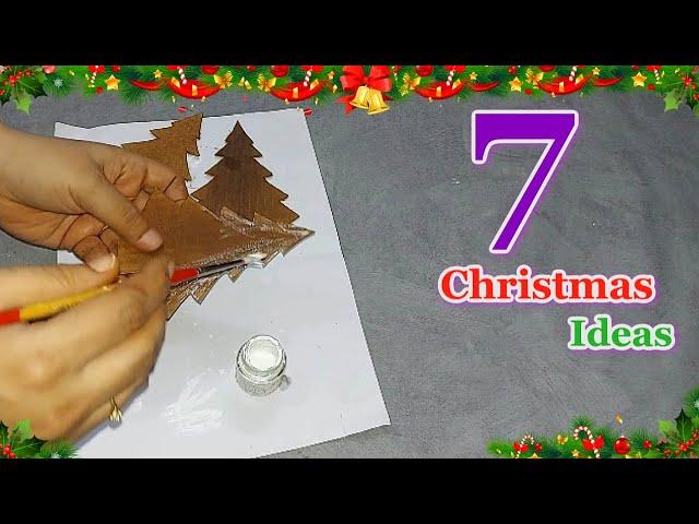 7 Economical Christmas Decoration ideas from Ordinary Material | DIY Christmas craft idea536