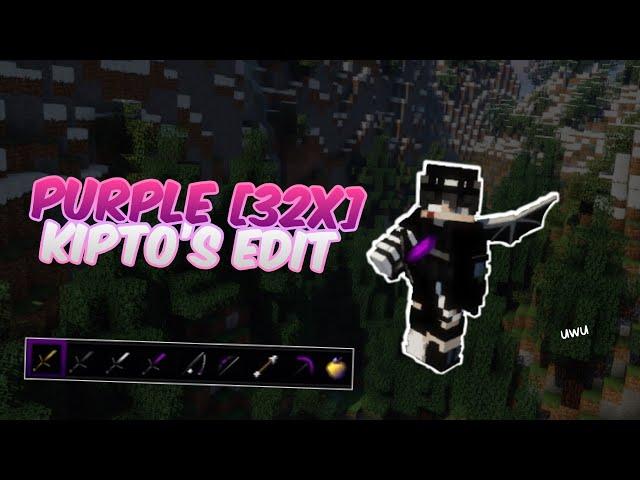 Purple 32x [Kipto's edit] - Minecraft PVP Texture Pack (1.8.9/1.14.4/1.15.2/1.16.2) [FPS BOOST]