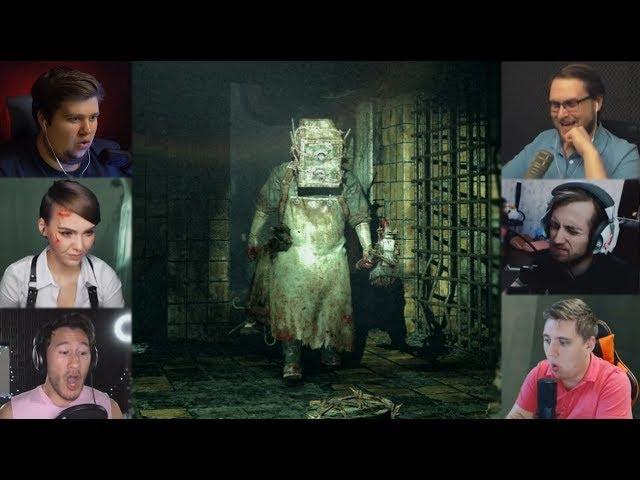 "Реакции Летсплейщиков" на Появление Сейфоголового из The Evil Within 2