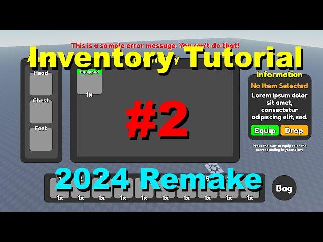 Roblox Studio Inventory Tutorial 2024 Episode 2 - Janitor & Signal Preparation