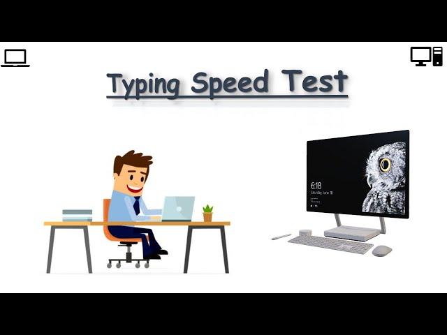 Typing speed test using Python