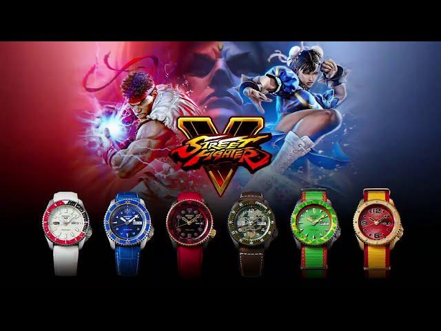 Seiko 5 Sports STREET FIGHTER V Limited Edition