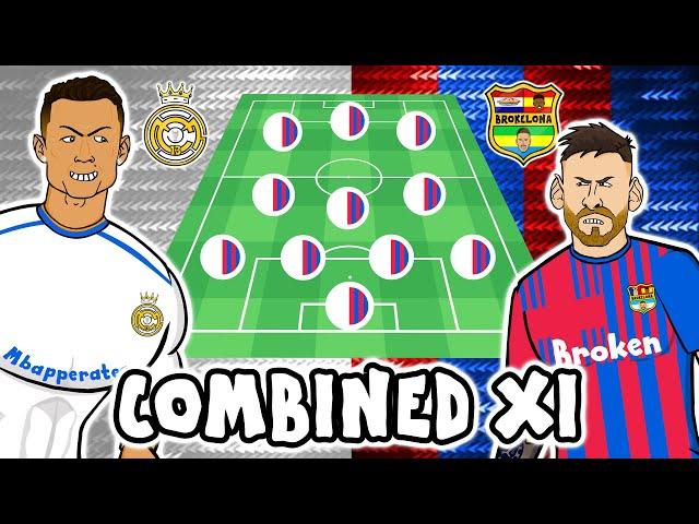 442oons El Clásico COMBINED XI picked by Messi and Ronaldo!